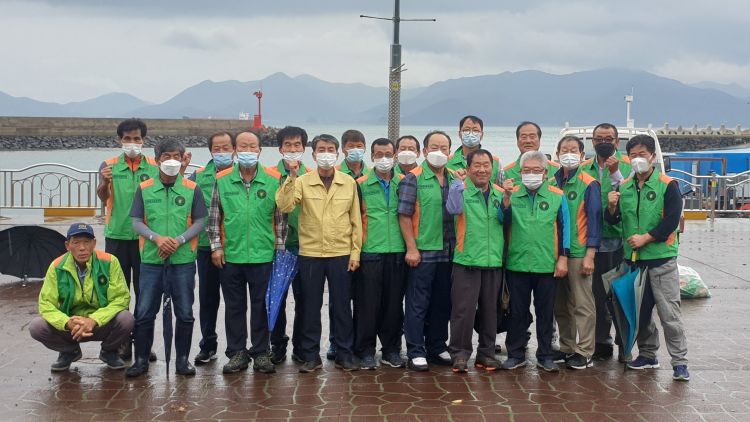 남해군 서면 자율방재단, 태풍 피해 예방활동 앞장